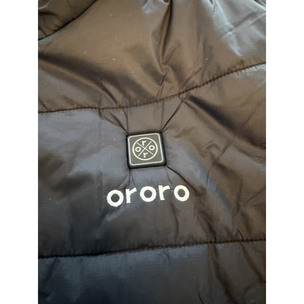 Ororo Men's Classic Heated Padded Vest With Battery & Charger Black Xl Nwt $200 — image 7 of 8